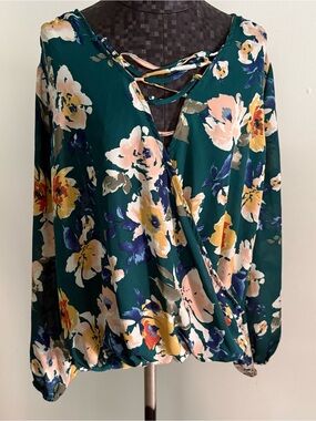 Wishful Park Floral Blouse